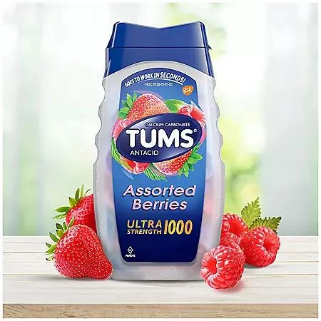 TUMS Ultra Strength Chewable Antacid Tablets, Assorted Berries, 265 ct. 商品