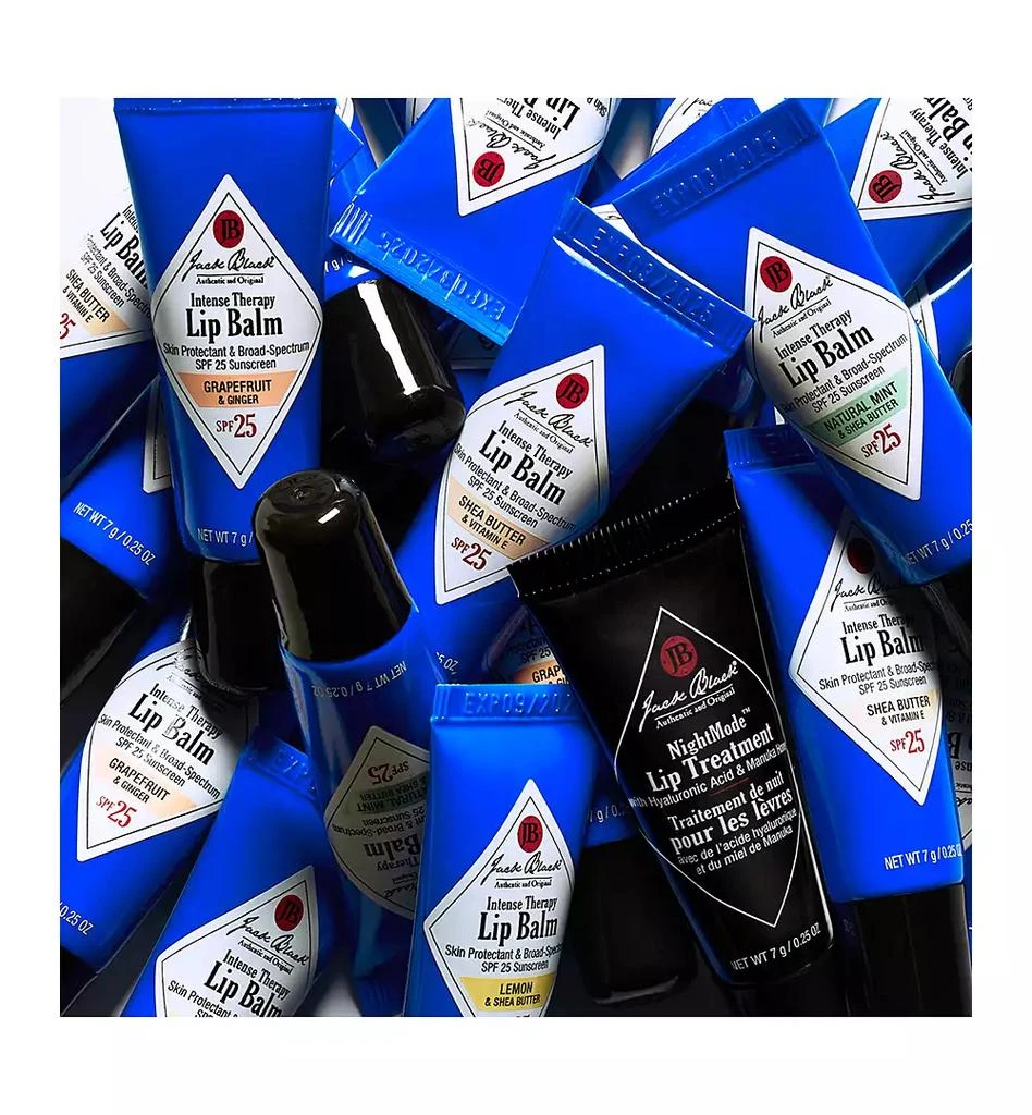 商品Jack Black|Intense Therapy Lip Balm SPF 25 with Black Tea & Blackberry, 0.25 oz,价格¥75,第3张图片详细描述