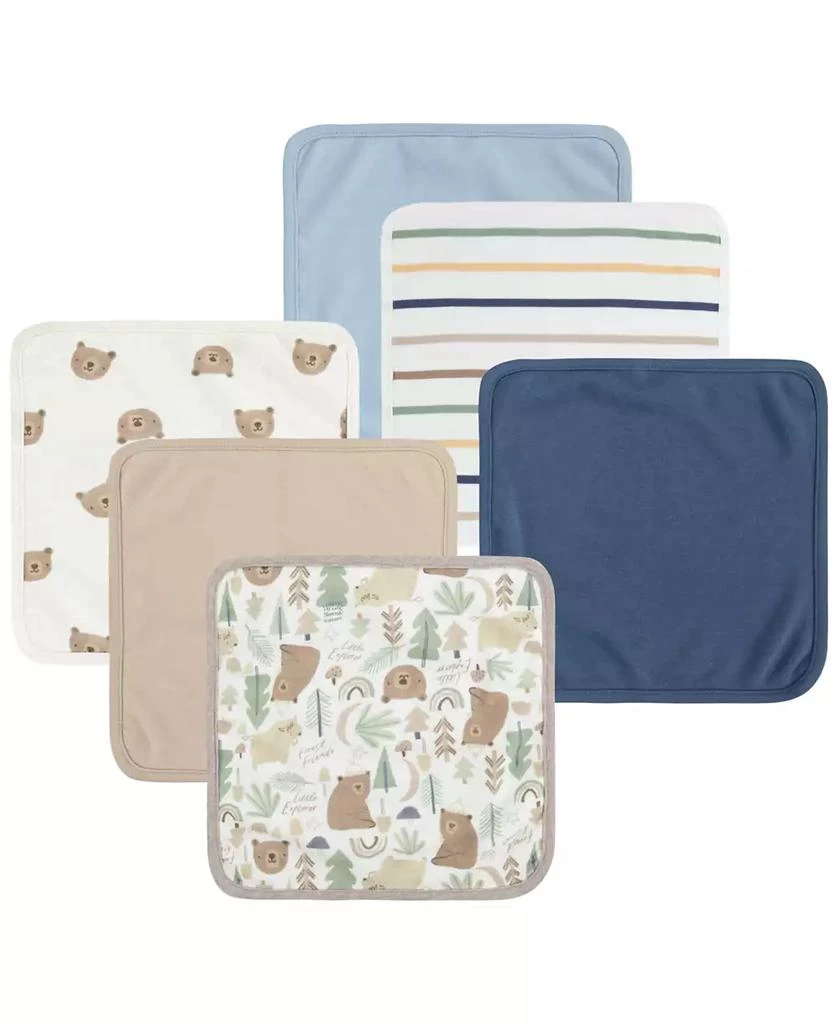 商品Huggies|Baby "Forest Friends" Washcloths 6-Pack,价格¥118,第1张图片