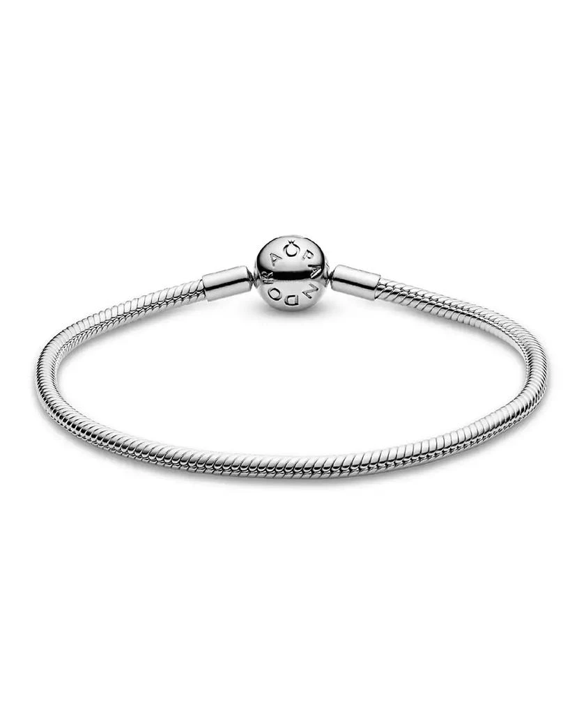 商品PANDORA|Moments Sterling Silver Snake Chain Bracelet,价格¥393,第2张图片详细描述