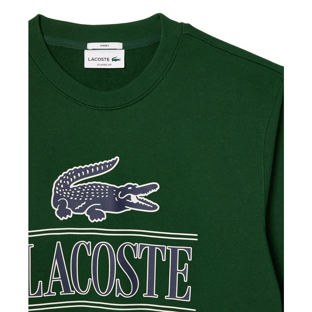 商品Lacoste|Men's Classic Fit Logo Graphic Crewneck Sweatshirt,价格¥695,第3张图片详细描述