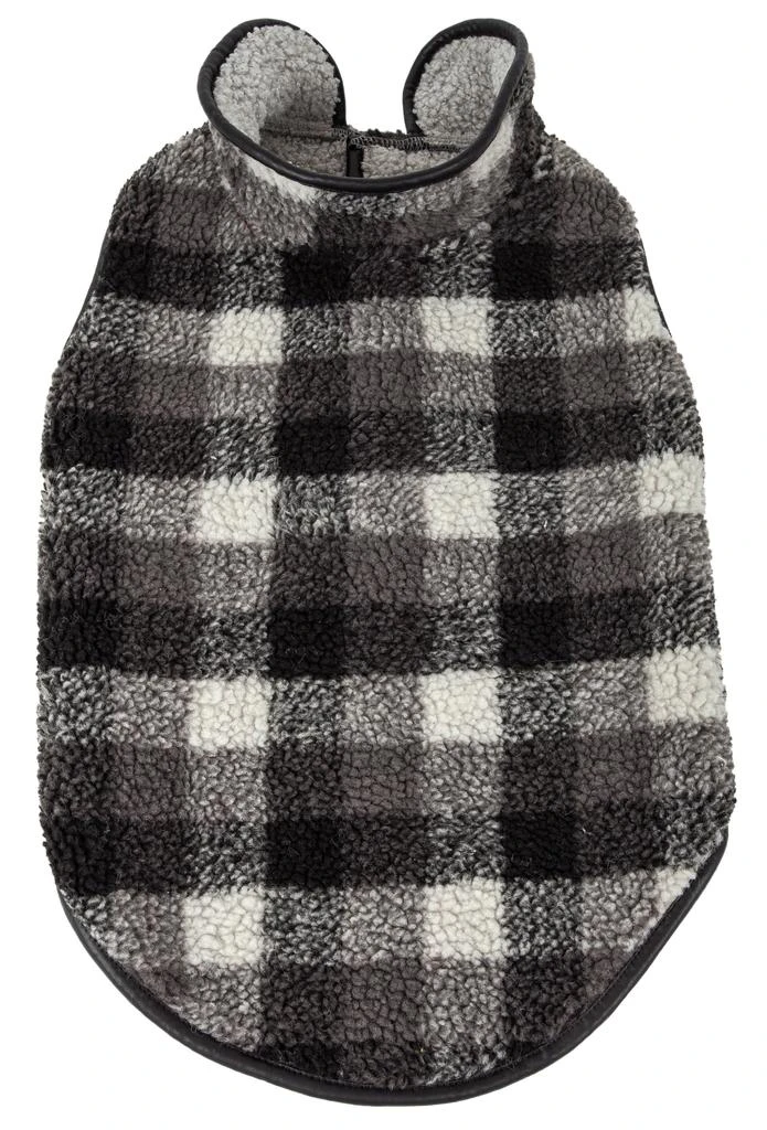商品Pet Life|'Black Boxer' Classical Fashion Insulated Plaid Dog Coat,价格¥268,第1张图片