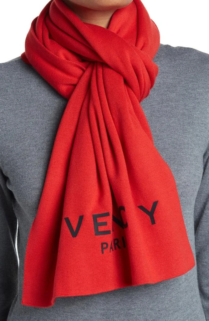 商品Givenchy|Logo Patch Scarf,价格¥947,第1张图片