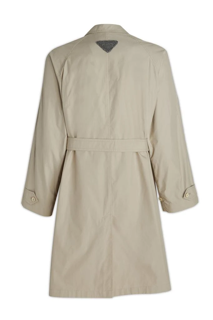 商品Prada|Prada Long-Sleeved Belted Coat,价格¥10752,第2张图片详细描述