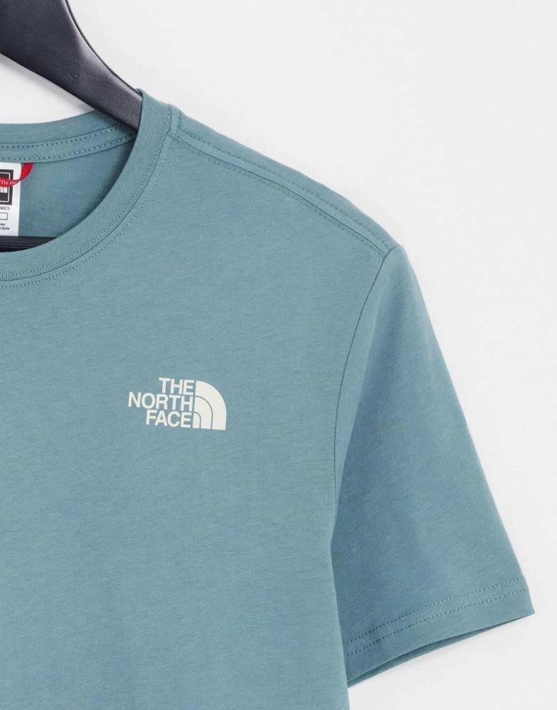 商品The North Face|The North Face Red Box Celebration t-shirt in blue Exclusive at ASOS ,价格¥178,第2张图片详细描述
