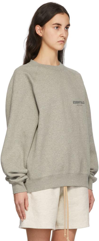Grey Pullover Sweatshirt商品第2张图片规格展示
