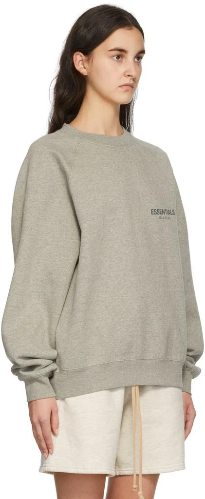 商品Essentials|Grey Pullover Sweatshirt,价格¥435,第2张图片详细描述