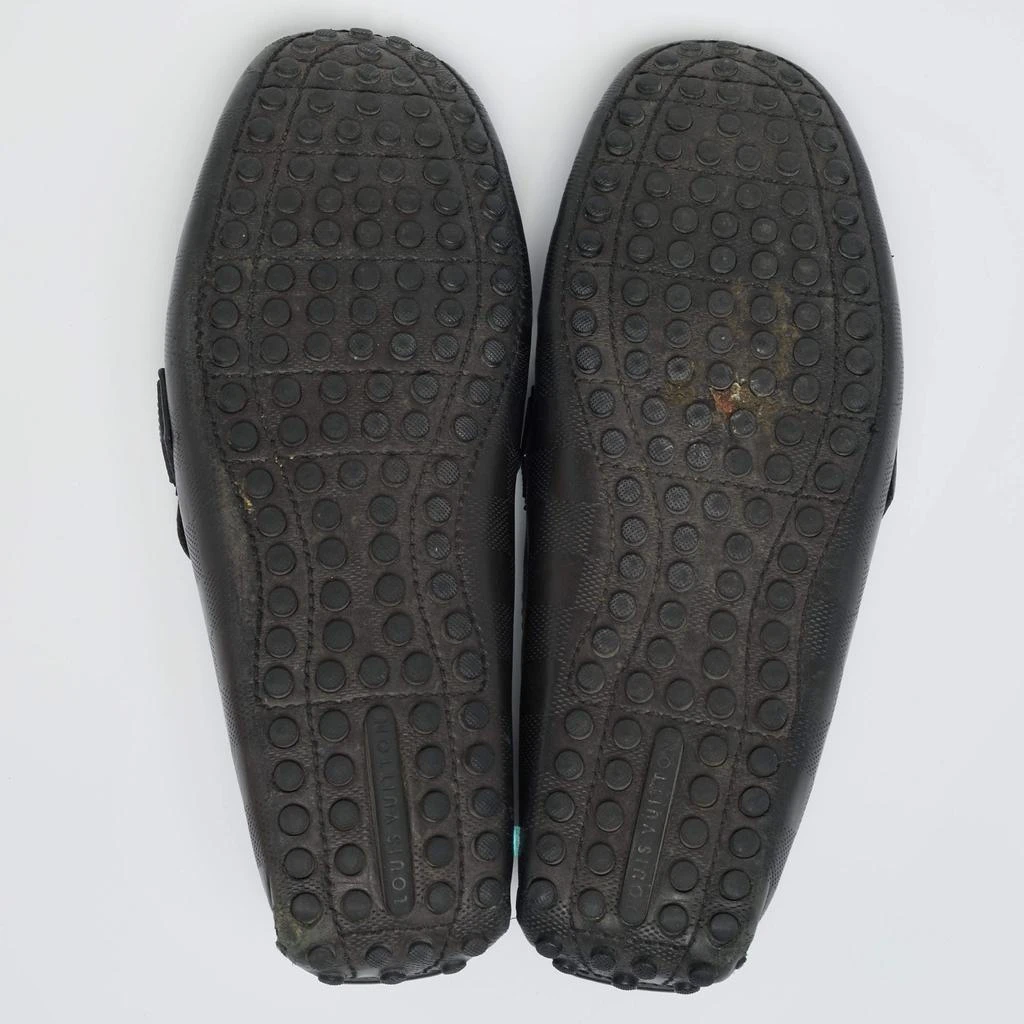 Louis Vuitton Black Leather Damier Infini Hockenheim Slip On Loafers Size 41  商品