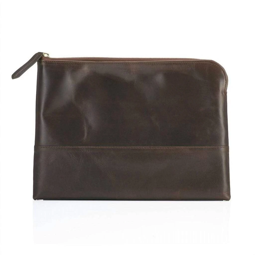 商品Daines & Hathaway|Leather Pouch in Badminton,价格¥1138,第1张图片