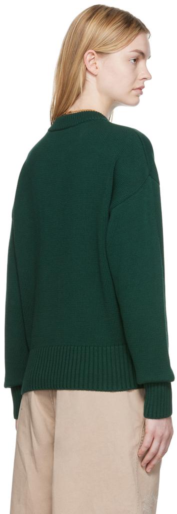 SSENSE Exclusive Green Cotton Sweater商品第3张图片规格展示