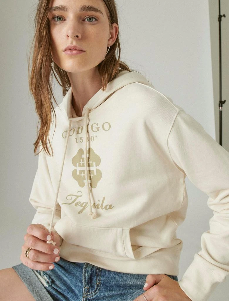 商品Lucky Brand|Lucky Brand Womens Codigo 1530 X Lucky Brand Graphic Hoodie,价格¥237,第4张图片详细描述