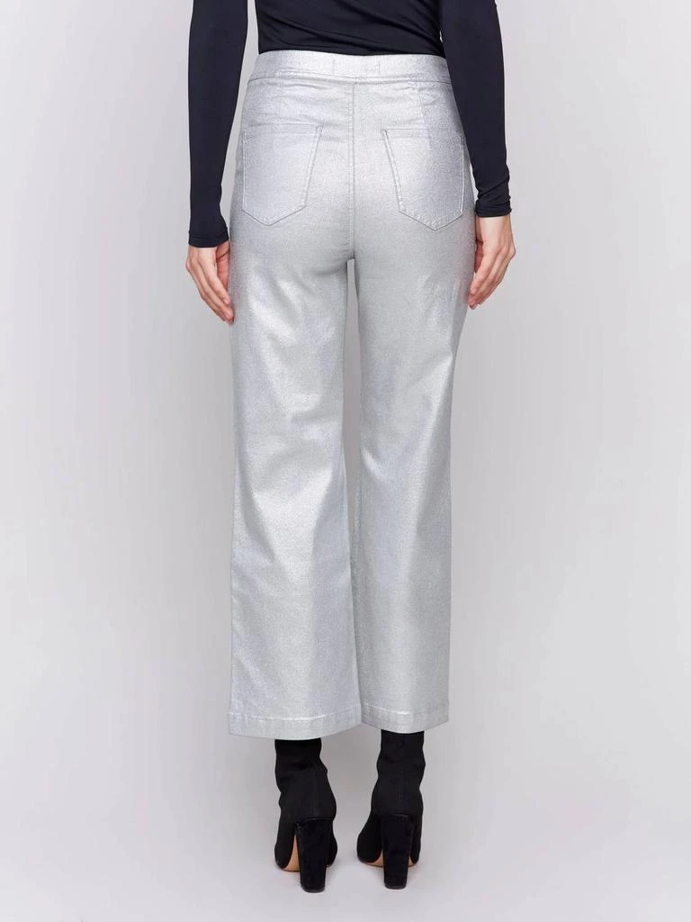 商品CHARLIE B|Charlie B - Shiny Wax Flare Leg Pant,价格¥613,第3张图片详细描述
