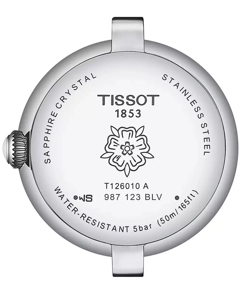 商品Tissot|Women's Swiss Bellissima Black Leather Strap Watch 26mm,价格¥3077,第3张图片详细描述