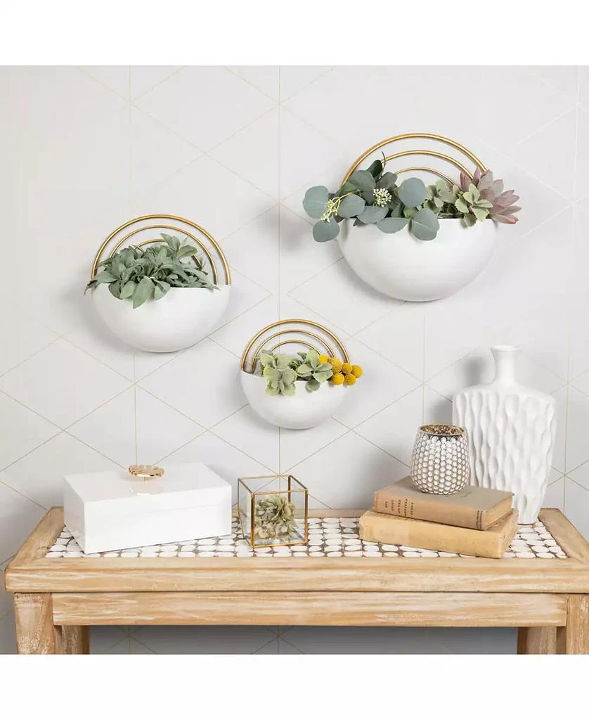 商品Danya B|Crescent 3-Piece Metal Wall Planter Set,价格¥489,第5张图片详细描述