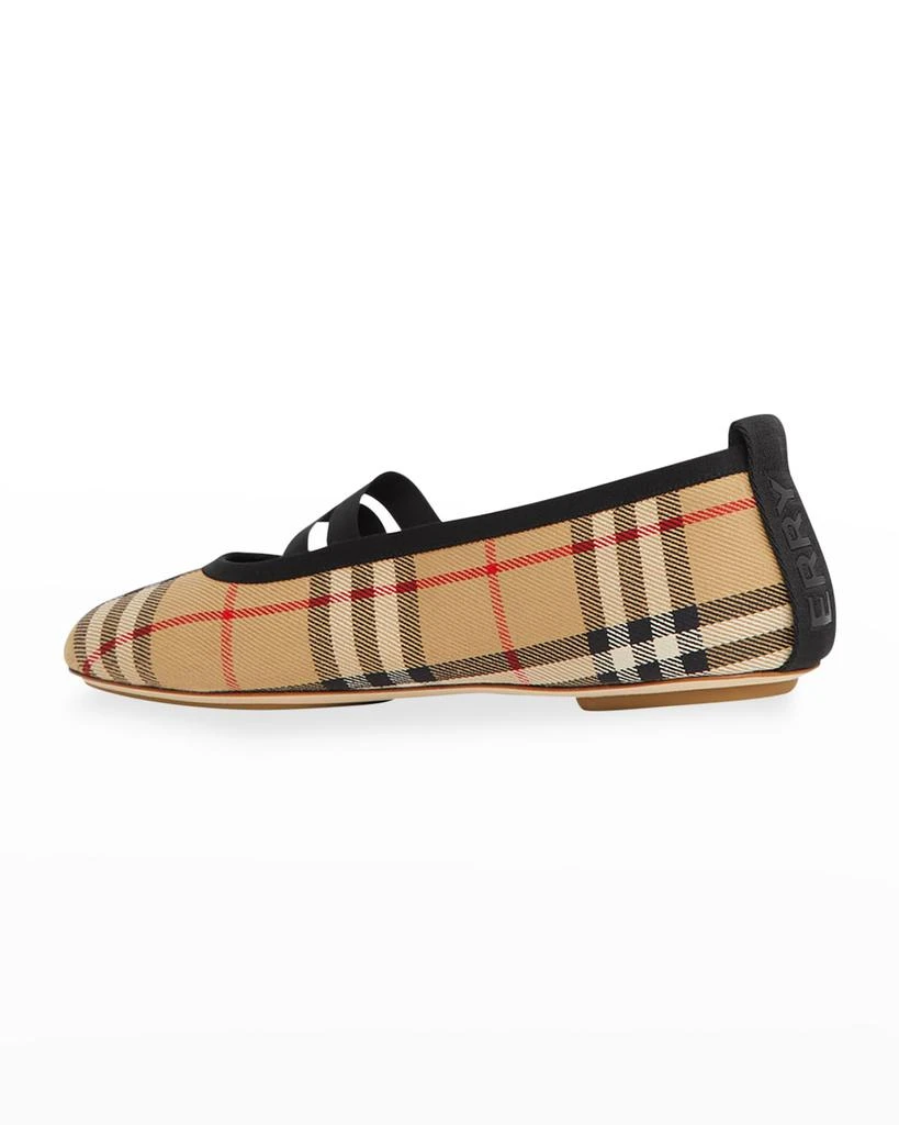 商品Burberry|Grace Vintage Check Ballerina Flats,价格¥2154,第3张图片详细描述