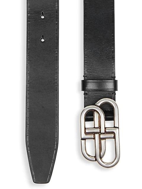 商品Balenciaga|BB Leather Belt,价格¥3714,第4张图片详细描述