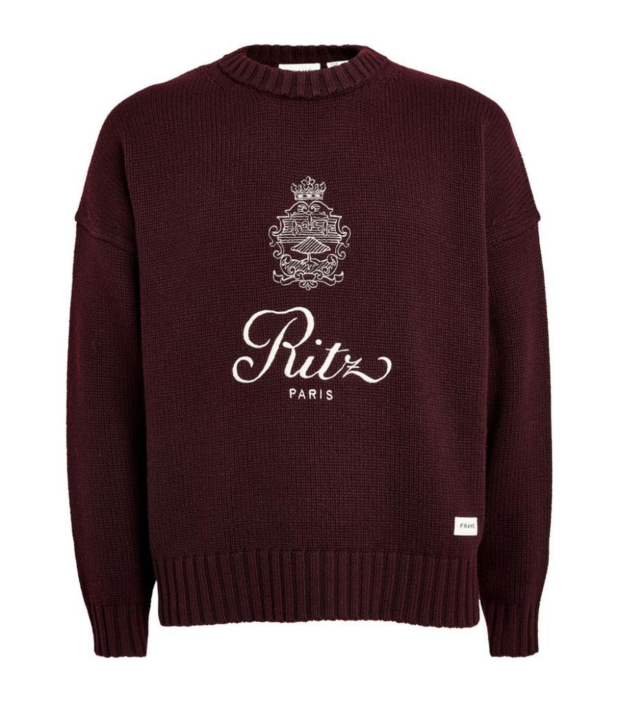 商品FRAME|x Ritz Paris Cashmere Sweater,价格¥5111,第1张图片