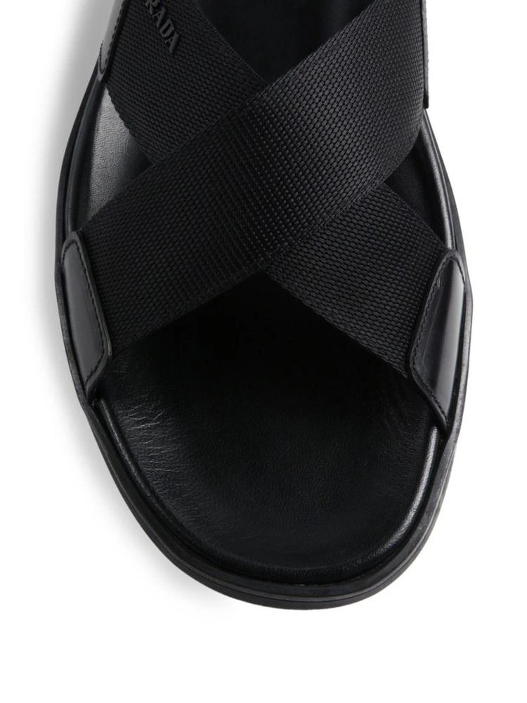 商品Prada|Nylon Cross-Strap Sandals,价格¥4349,第3张图片详细描述