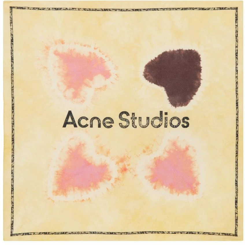 商品Acne Studios|Yellow Via Scarf,价格¥577,第1张图片