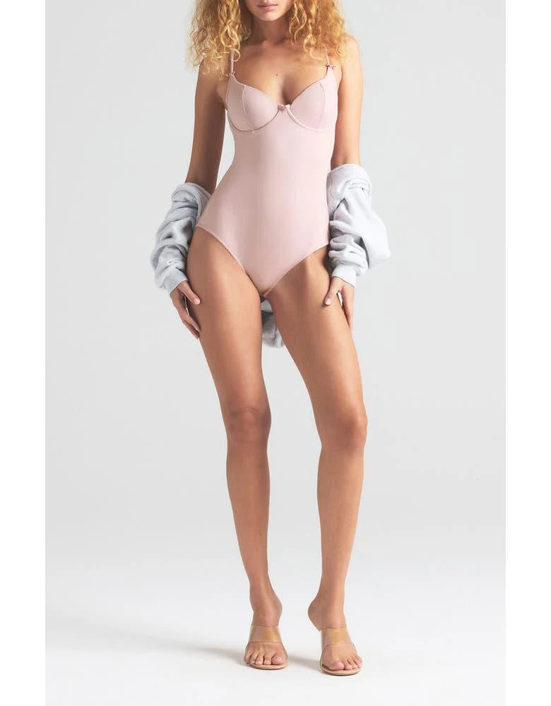 商品SKIMS|Retro Shapewear Unlined Demi Cup Bodysuit,价格¥384,第2张图片详细描述