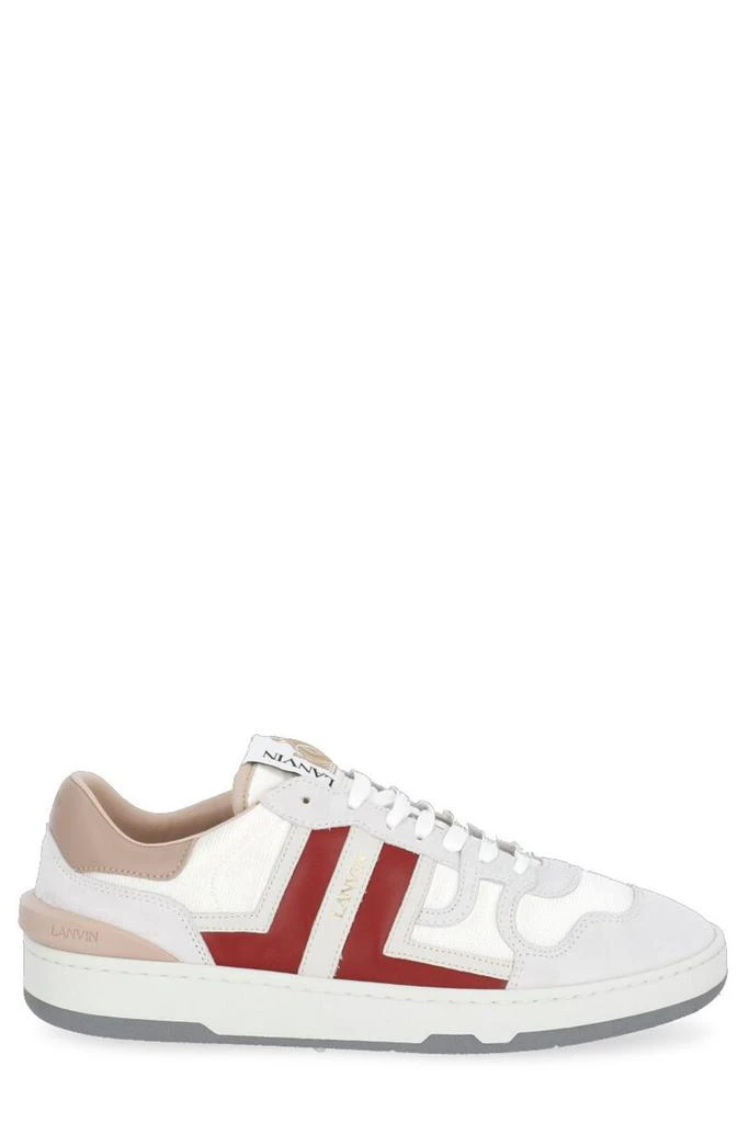 商品Lanvin|Lanvin Clay Panelled Lace-Up Sneakers,价格¥2419,第1张图片