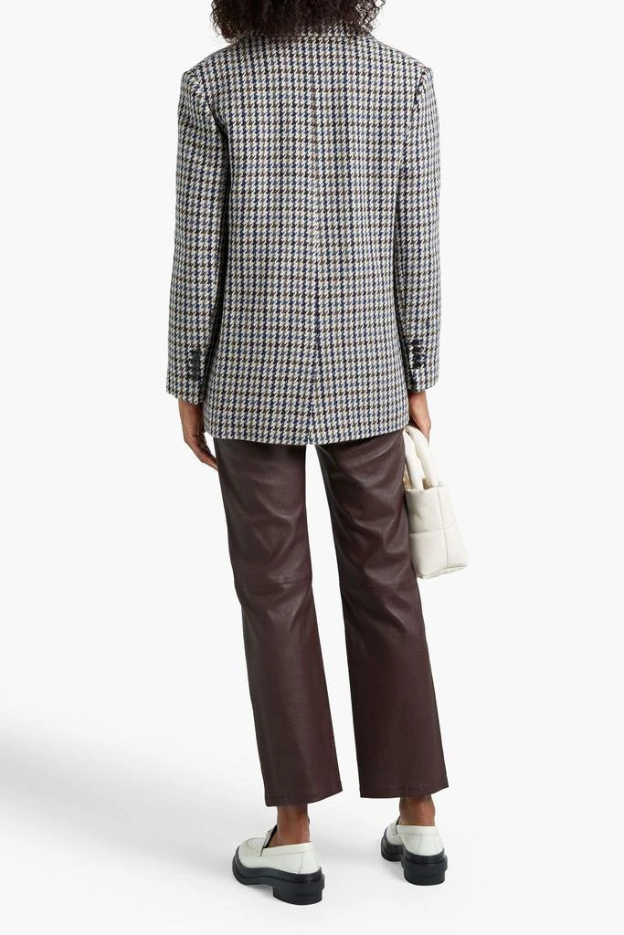 商品Maje|Golda double-breasted herringbone wool-blend tweed coat,价格¥2216,第1张图片
