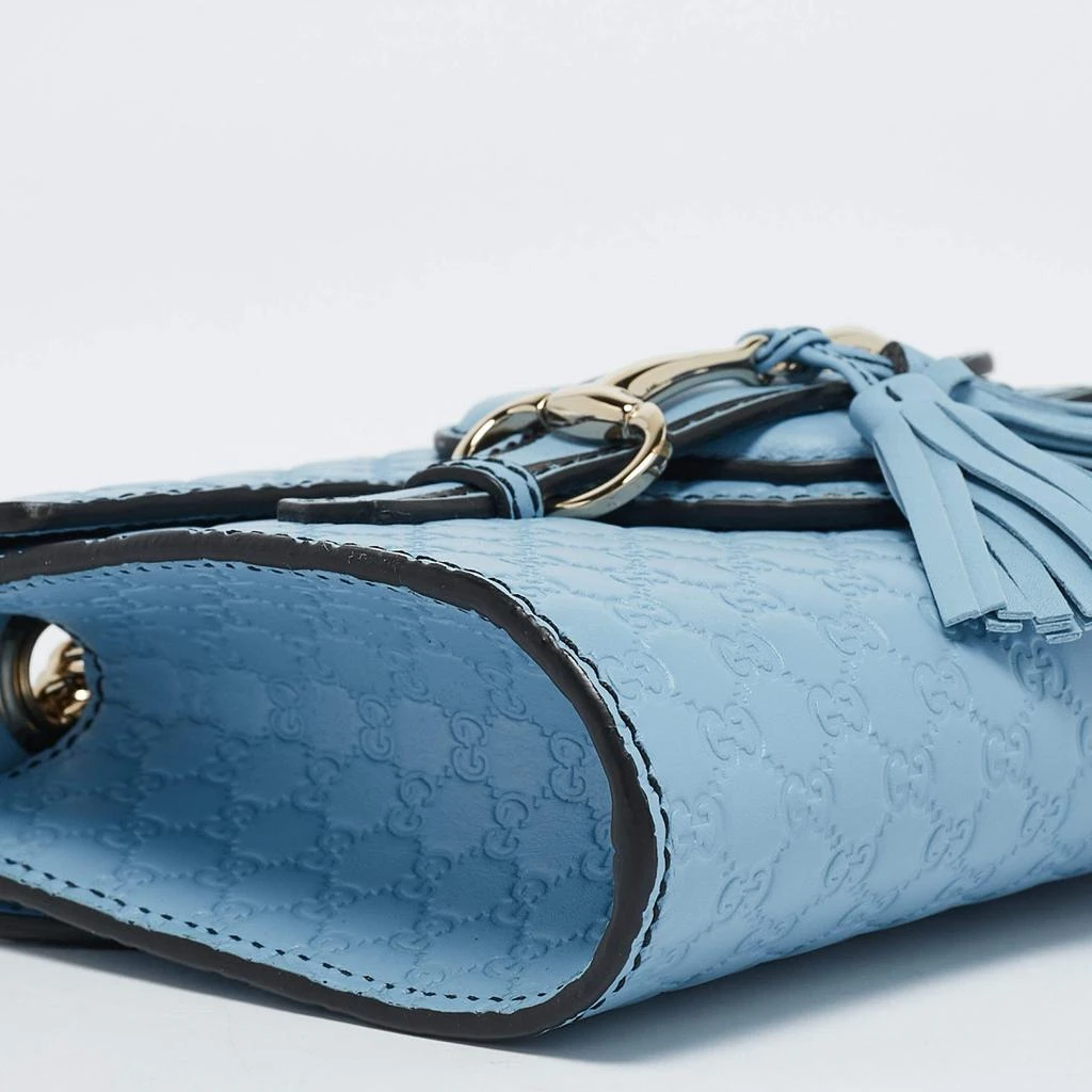 Gucci Light Blue MIcroguccissima Leather Mini Emily Chain Shoulder Bag 商品