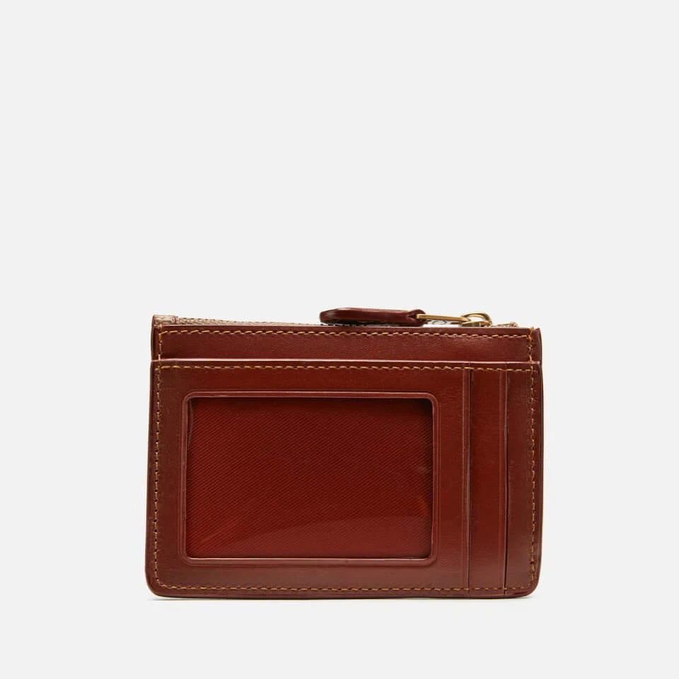 商品Coach|Coach Women's Colorblock Coated Canvas Signature Wallet - Tan Rust,价格¥499,第2张图片详细描述