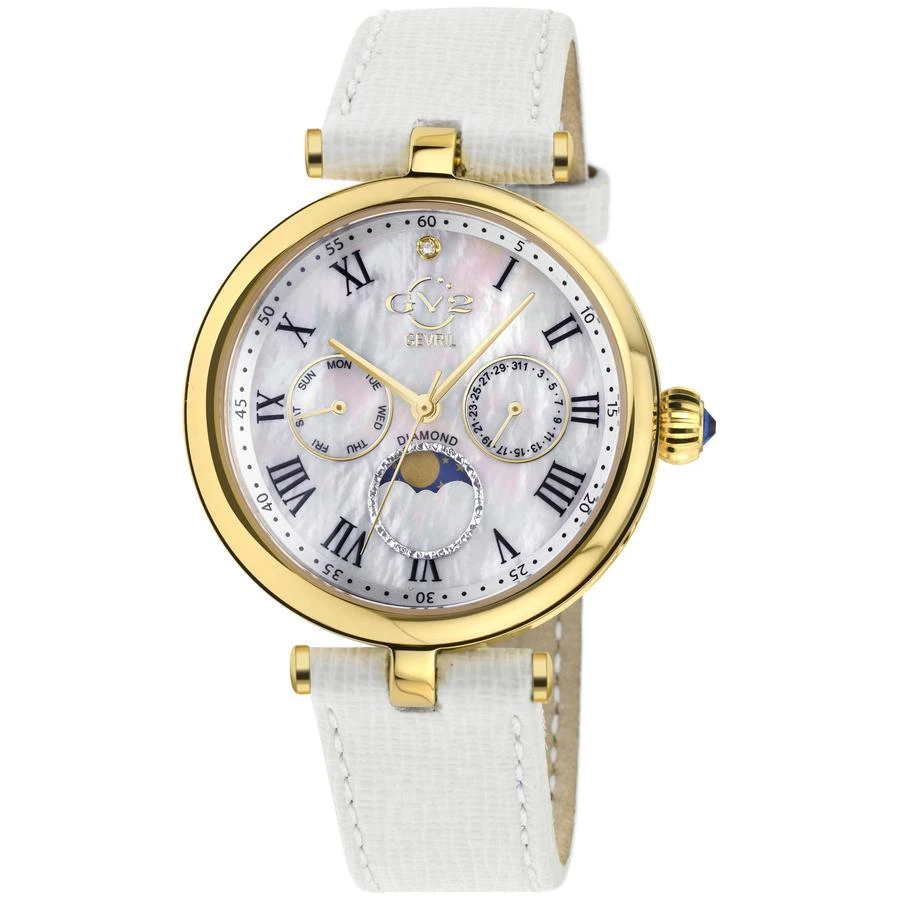 商品Gevril|GV2 by Gevril Florence Quartz Diamond Ladies Watch 12513.L,价格¥2328,第1张图片