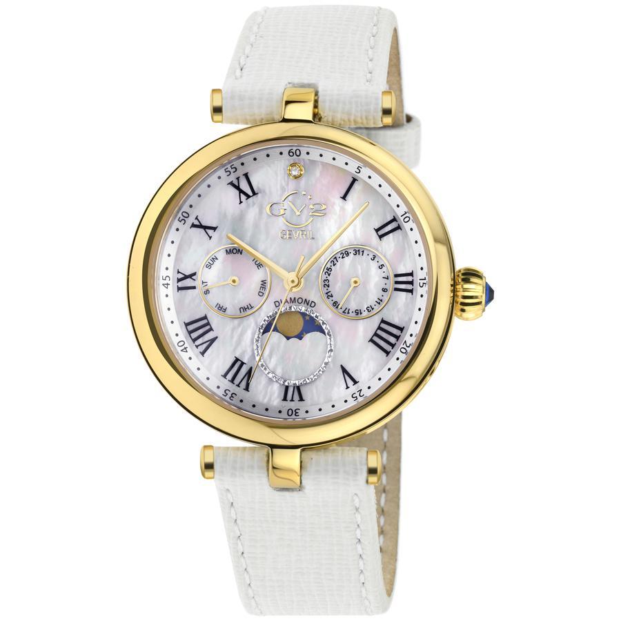 商品Gevril|GV2 by Gevril Florence Quartz Diamond Ladies Watch 12513.L,价格¥2310,第1张图片