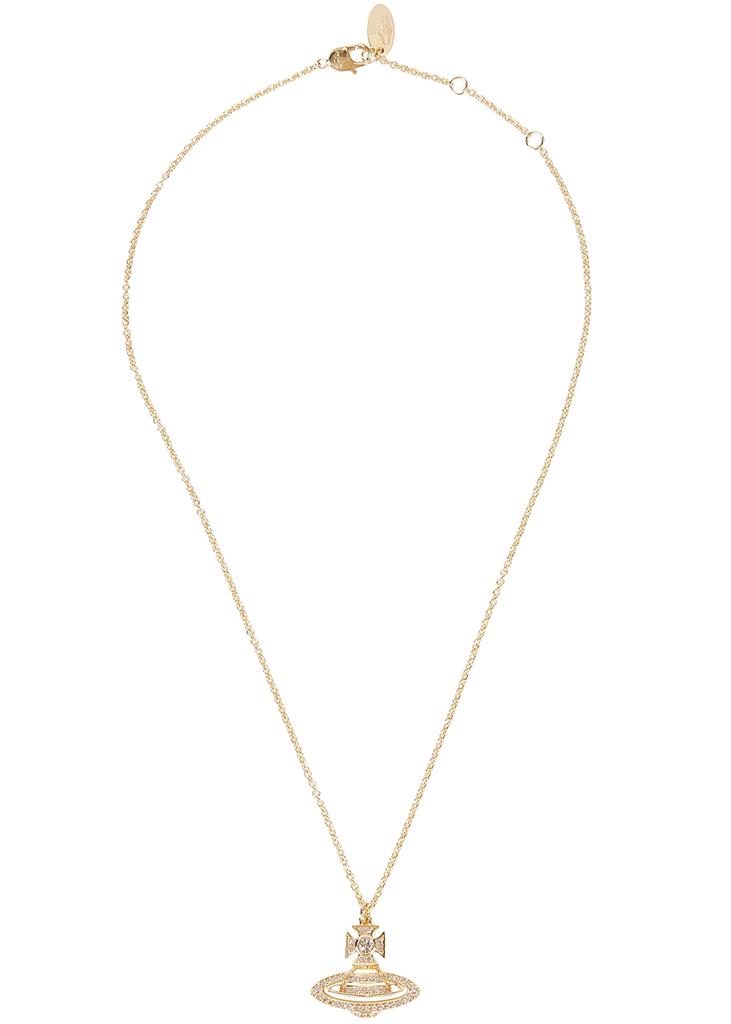 Hermine Bas Relief orb gold-tone necklace商品第1张图片规格展示