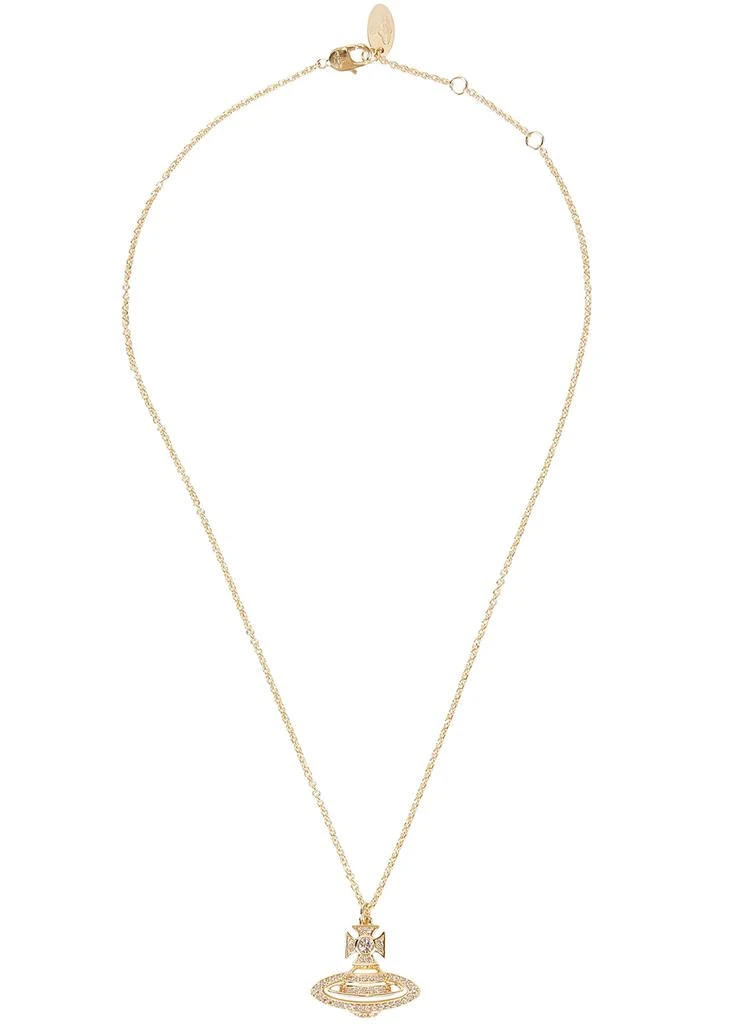 商品Vivienne Westwood|Hermine Bas Relief orb gold-tone necklace,价格¥974,第1张图片