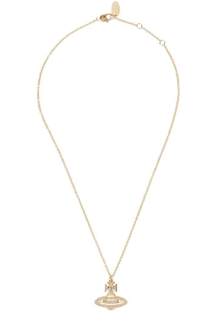 商品Vivienne Westwood|Hermine Bas Relief orb gold-tone necklace,价格¥873,第1张图片