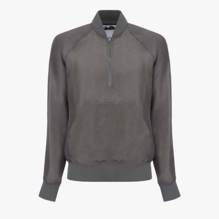 商品Bally|Half Zip Habotai Silk Bomber,价格¥2505,第1张图片