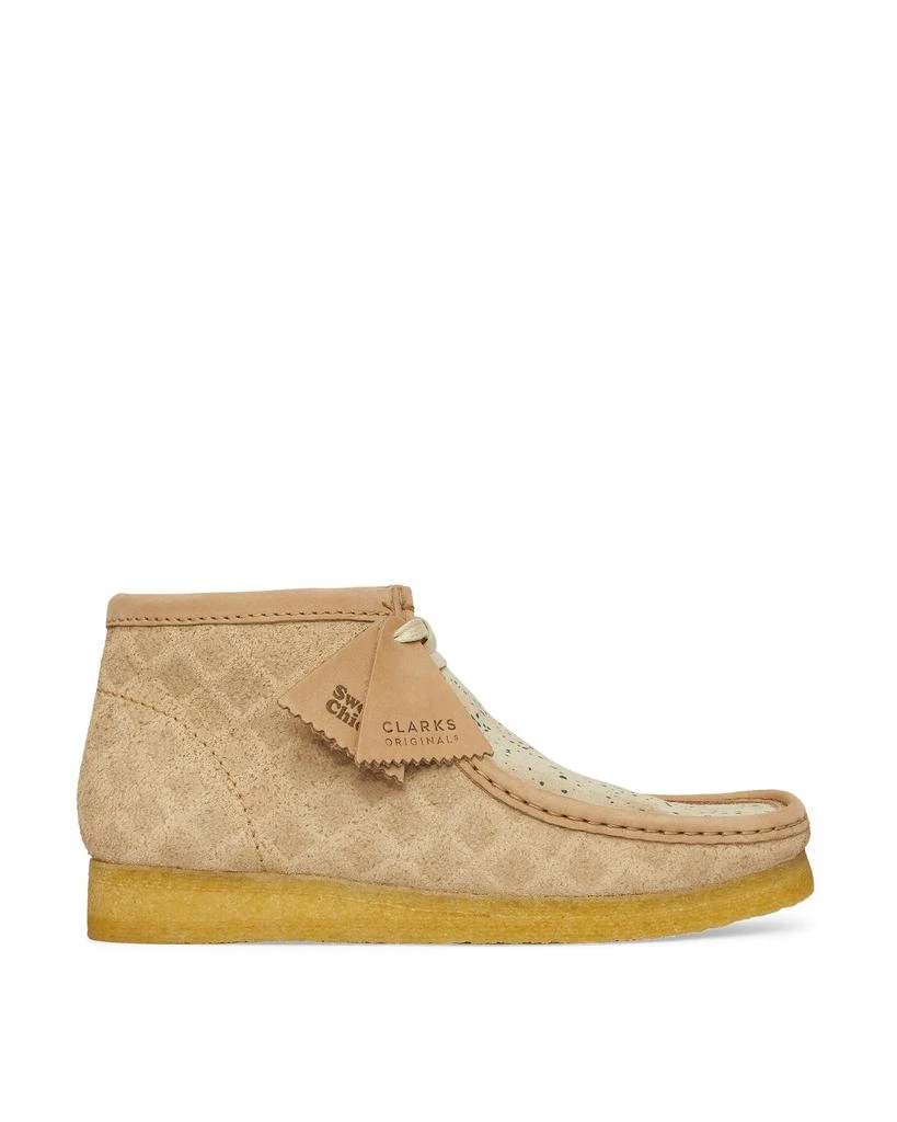 商品Clarks|Sweet Chick Wallabee Boots Green,价格¥913,第1张图片