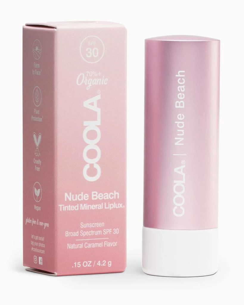 商品Coola|Mineral Liplux Organic Tinted Lip Balm Sunscreen SPF 30, 0.15 oz.,价格¥141,第1张图片