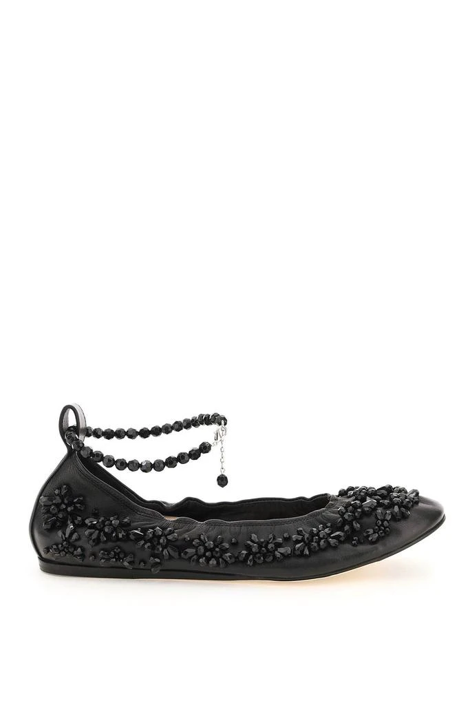 商品Simone Rocha|EMBELLISHED BALLERINA WITH ANKLE STRAP,价格¥2950,第1张图片