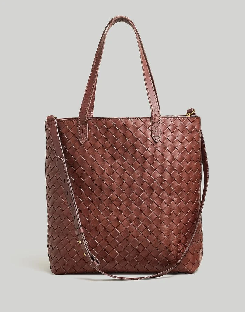 商品Madewell|The Medium Transport Tote in Woven Leather,价格¥947,第1张图片