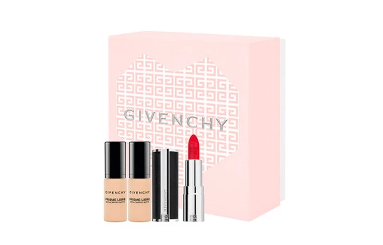 商品[国内直发] Givenchy|GIVENCHY纪梵希 粉底液高定禁忌唇膏小样套装 提亮肤色遮瑕 1.5g+5ml*2,价格¥333,第3张图片详细描述