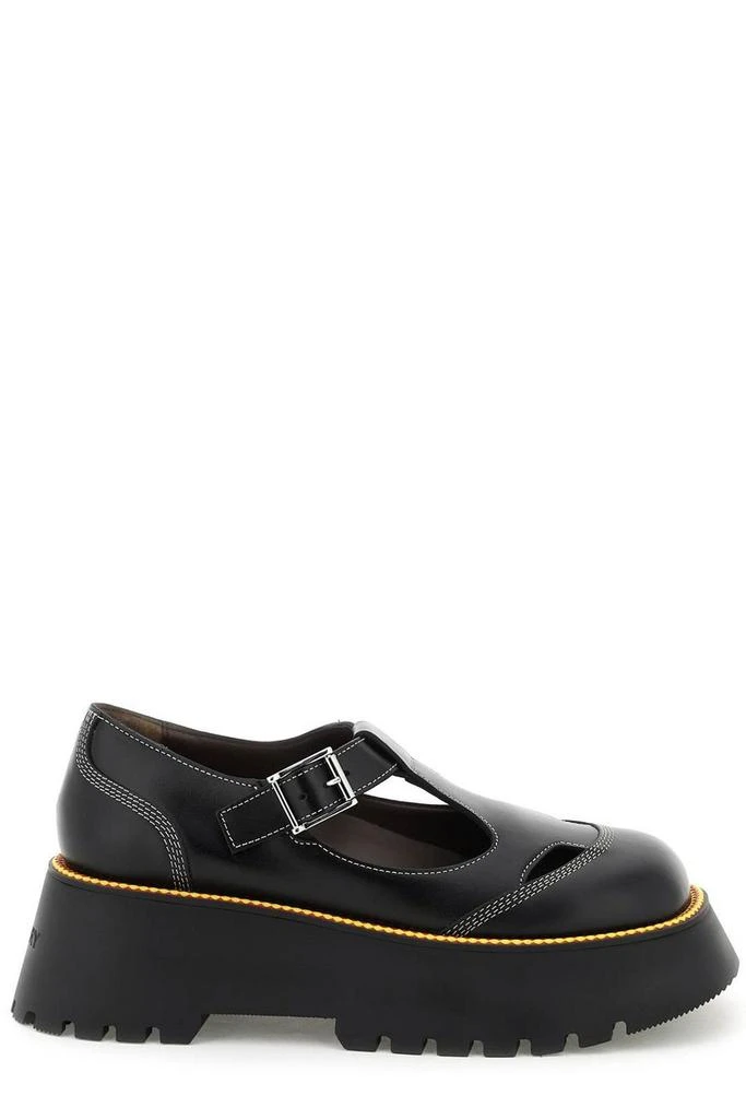 商品Burberry|Burberry Chunky Sole Mary Jane Shoes,价格¥3981,第1张图片