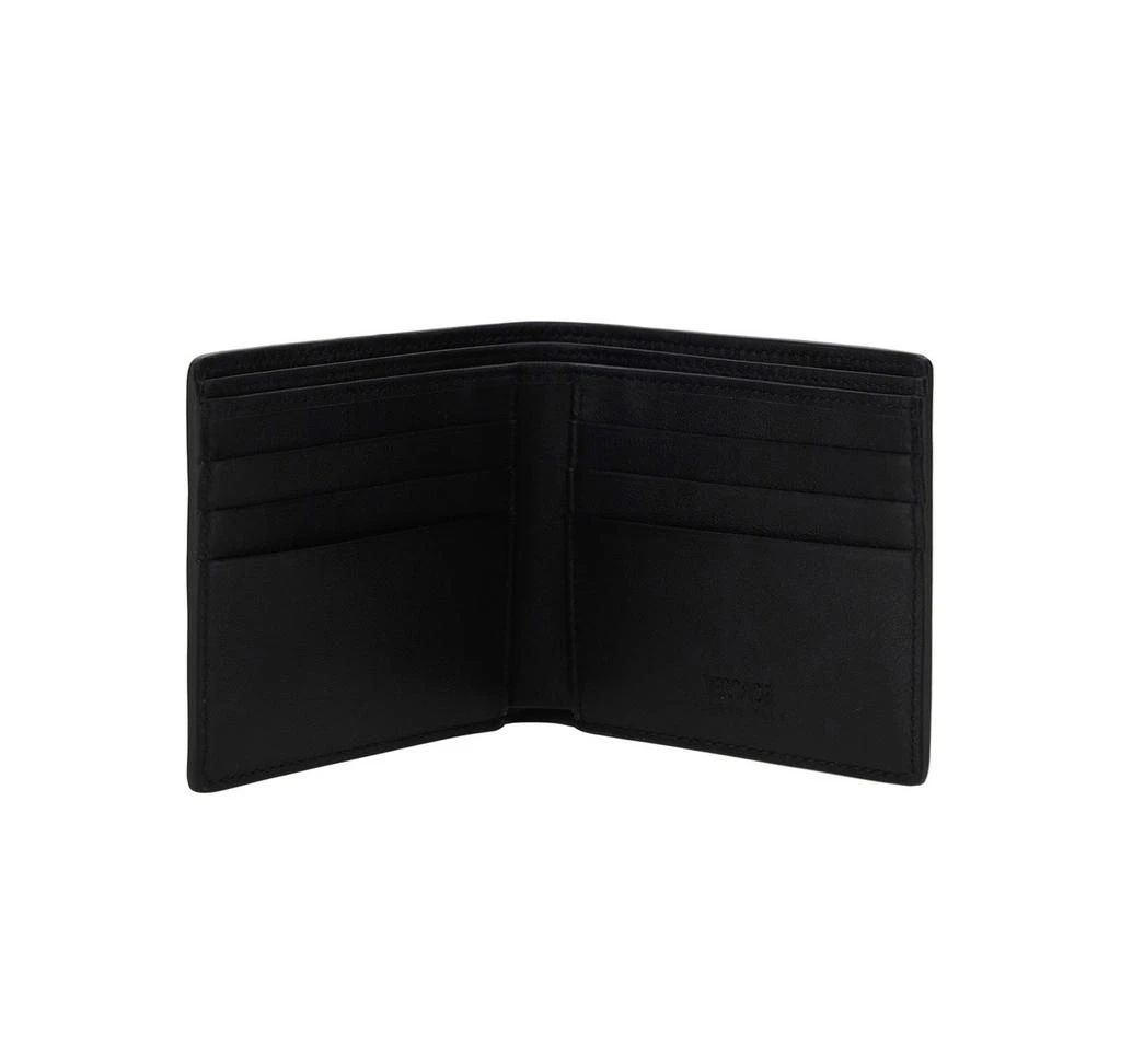 商品Versace|Versace Medusa Logo Plaque Bi-Fold Wallet,价格¥1989,第3张图片详细描述