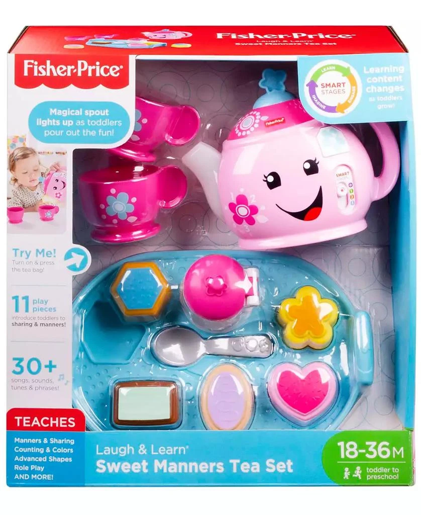 商品Fisher Price|Fisher-Price® Laugh and Learn Sweet Manners Tea Set,价格¥187,第4张图片详细描述