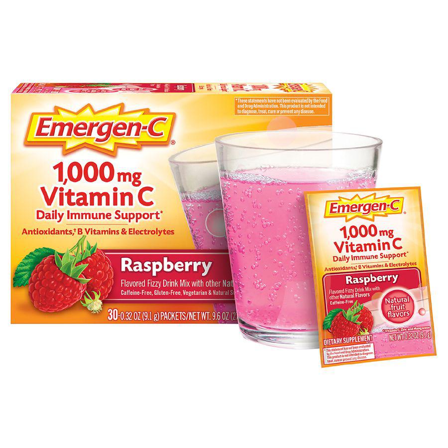 维生素C泡腾片 树莓口味 富含抗氧化剂和维生素B族 促进健康 商品第2张图片规格展示