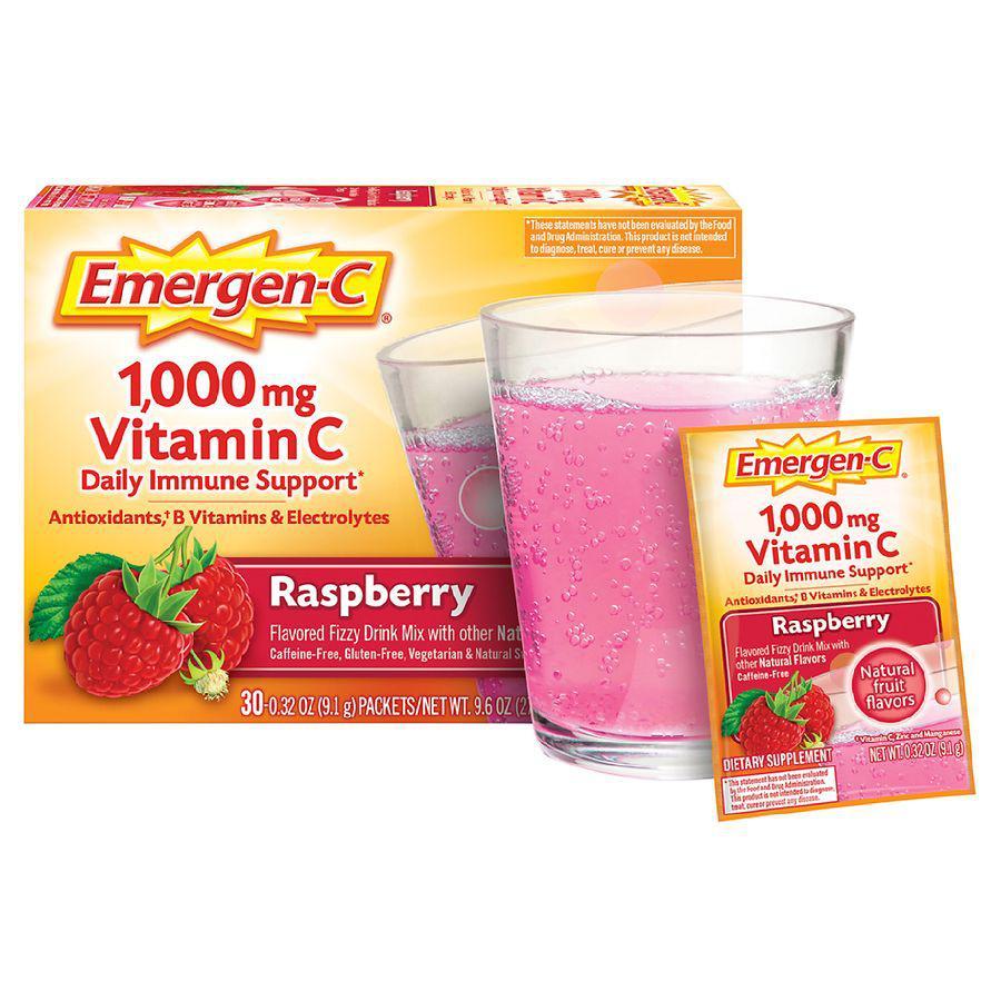 商品Emergen-C|维生素C泡腾片 树莓口味 富含抗氧化剂和维生素B族 促进健康 ,价格¥80详情, 第4张图片描述