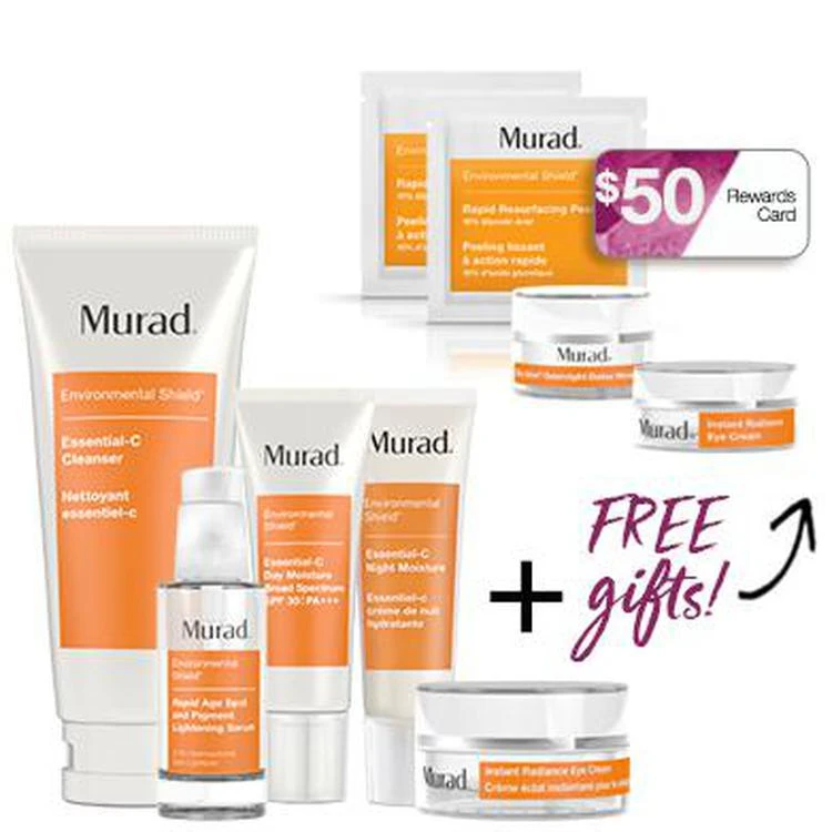 商品Murad|Rapid Lightening 90-Day Best-Seller Kit,价格¥1087,第1张图片