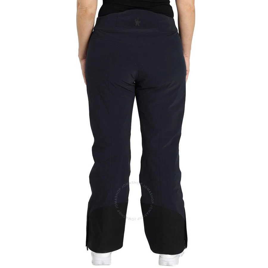 商品Moncler|Ladies Black Buckled Ankle-zip Straight Trousers,价格¥4184,第3张图片详细描述