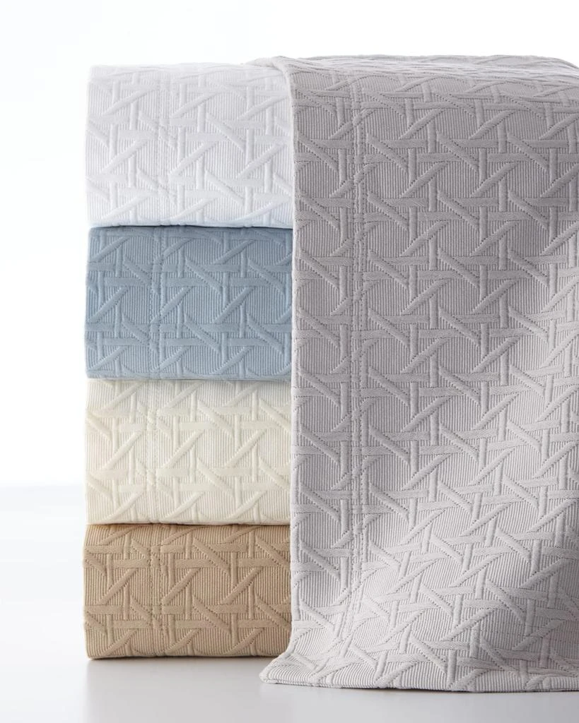 商品Sferra|Full/Queen Marcus Collection Cane Matelasse Coverlet,价格¥1897,第1张图片