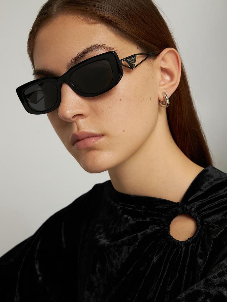 商品Prada|Triangle Squared Acetate Sunglasses,价格¥3051,第1张图片