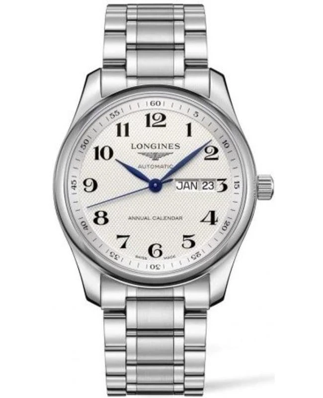 商品Longines|Longines Master Collection Automatic 40mm White Dial Stainless Steel Men's Watch L2.910.4.78.6,价格¥13477,第1张图片