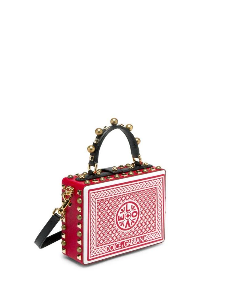 商品Dolce & Gabbana|Embellished Convertible Leather Clutch,价格¥19320,第4张图片详细描述